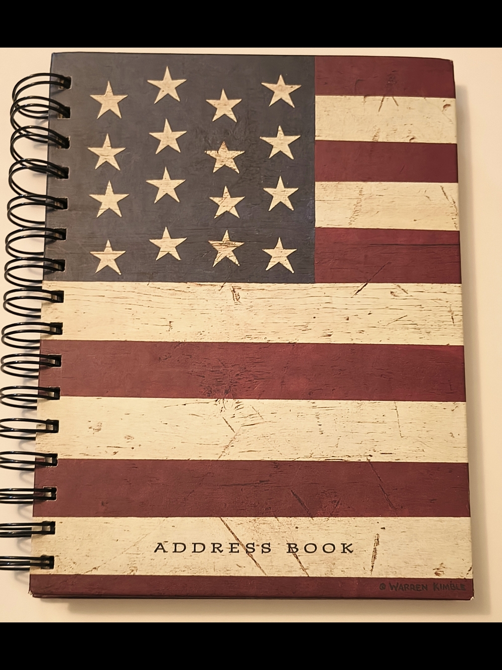 American Flag Address Book
